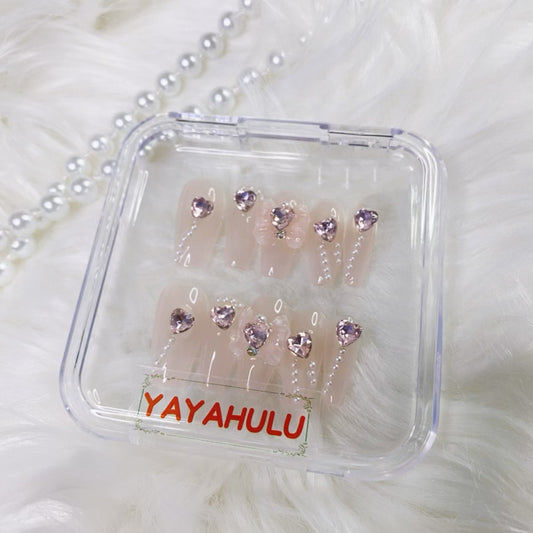 sweet girl press on nails