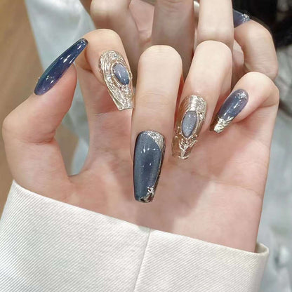 Buccella cat eye press on nails