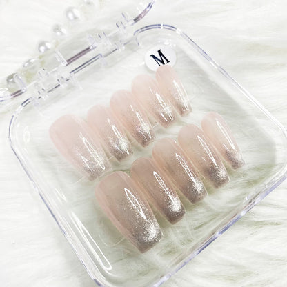 Smiling cat eyes PRESS ON NAILS