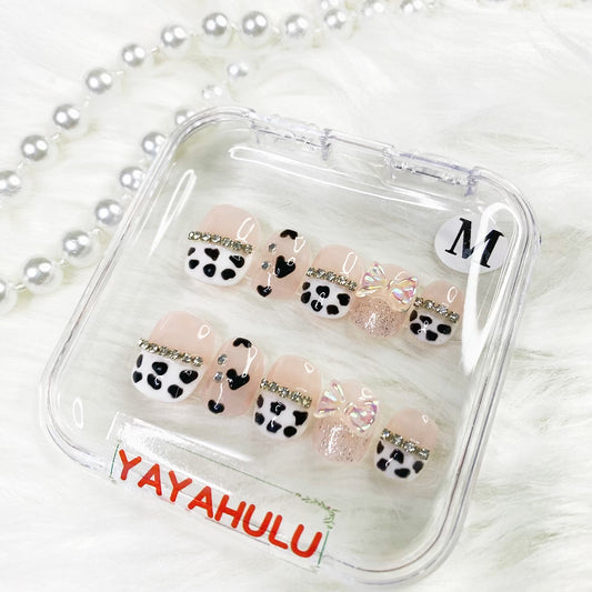 Cow pattern PRESS ON NAILS