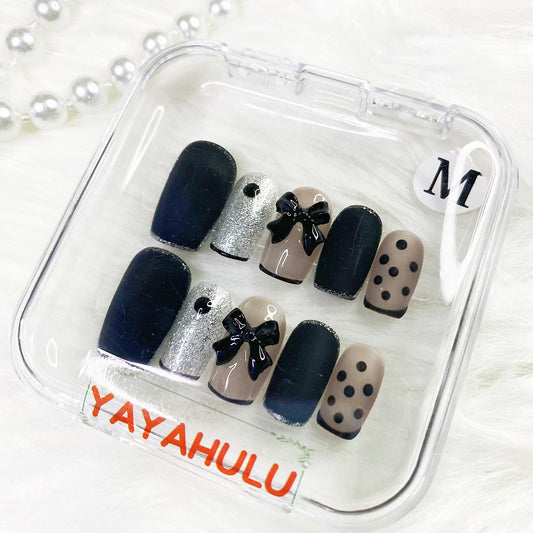 Temperament bow PRESS ON NAILS